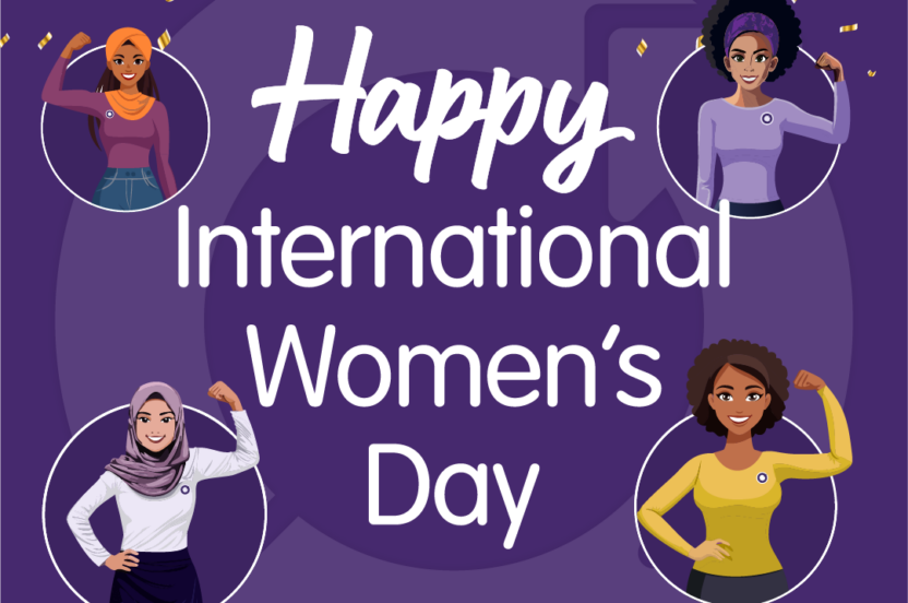 Happy international women's Day poster